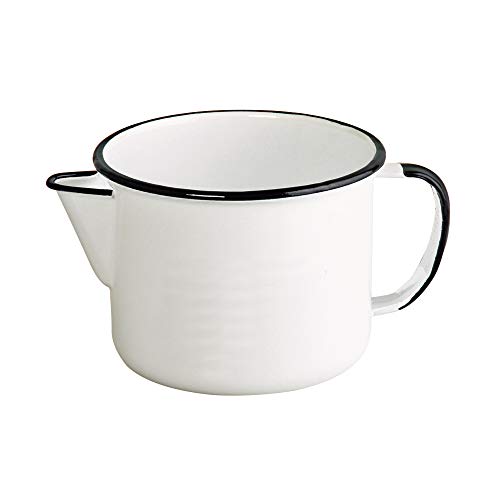 leiteira branca porcelana