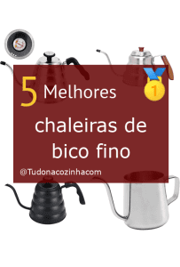 chaleira de bico fino