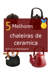 chaleira de ceramica