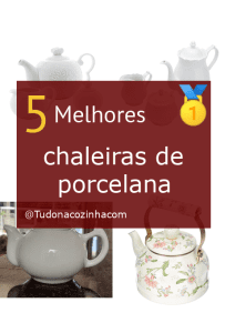 chaleira de porcelana