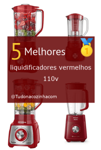 liquidificador vermelho 110v