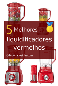 liquidificador vermelho