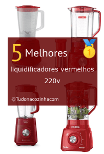 liquidificador vermelho 220v