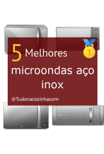 microondas aço inox