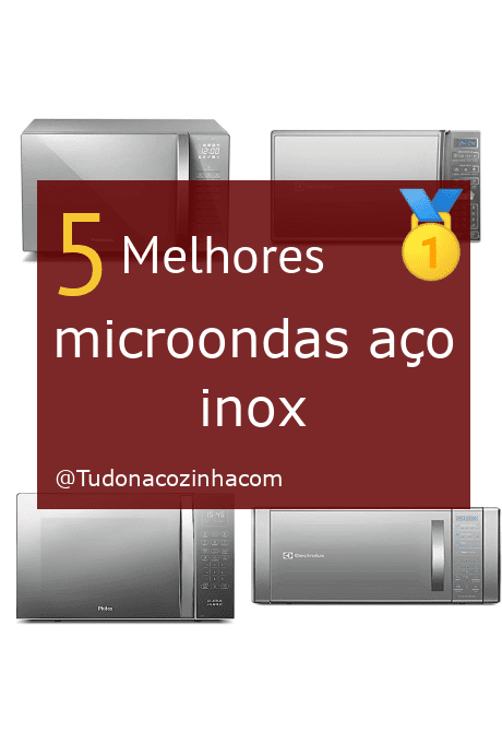 microondas aço inox